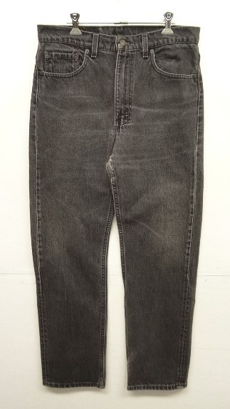 画像: 90'S LEVIS 505 デニム ブラック USA製 W34L30 (VINTAGE) 「Bottoms」入荷しました。