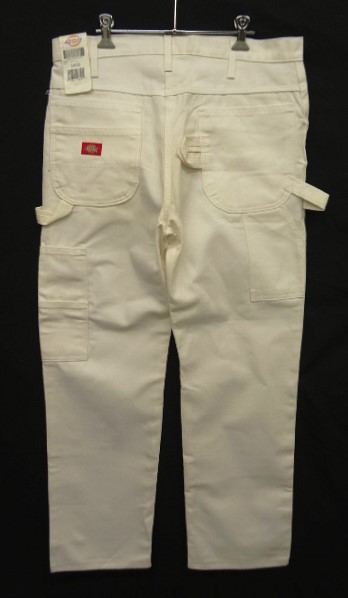 画像: 90'S DICKIES コットン100% ペインターパンツ ホワイト W34L30 (DEADSTOCK) 「Bottoms」入荷しました。