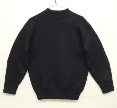 画像: 60'S アメリカ軍 US NAVY ウール モックネック ゴブセーター DK NAVY (VINTAGE) 「Knit」入荷しました。