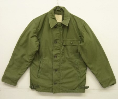 画像: 60'S アメリカ軍 US NAVY "A-2" デッキジャケット ミリタリーグリーン (VINTAGE) 「Jacket」入荷しました。