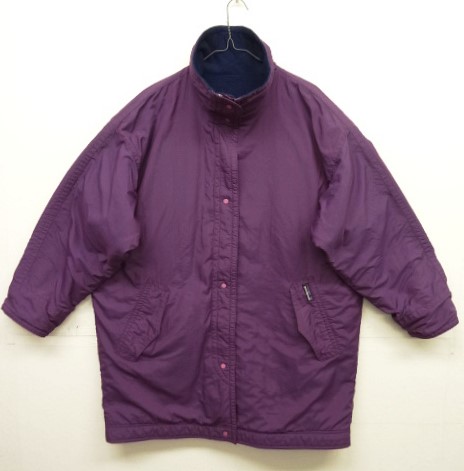 画像: 90'S PATAGONIA "雪無しタグ" 裏地フリース スタンドカラー ソフトシェル ロングジャケット エッグプラント (VINTAGE) 「Jacket」入荷しました。