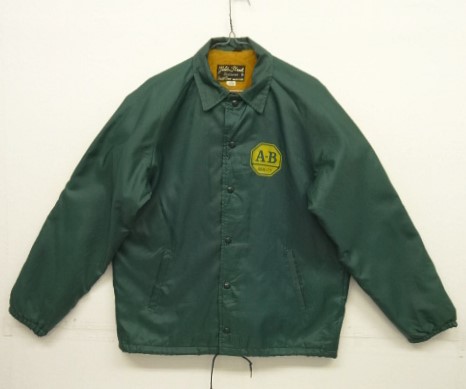 画像: 80'S BRILL BROS 裏ボア付き コーチジャケット ダークグリーン (VINTAGE) 「Jacket」入荷しました。