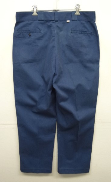 画像: 80'S DICKIES 874 チビタグ ワークパンツ ネイビー W38L33 USA製 (VINTAGE) 「Bottoms」入荷しました。