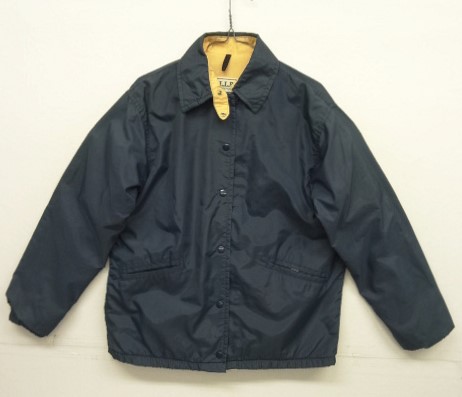 画像: 80'S LL Bean チンスト付き ナイロン コーチジャケット ネイビー USA製 (VINTAGE) 「Jacket」入荷しました。