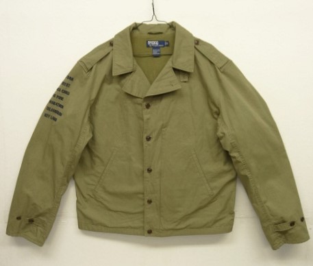 画像: 90'S RALPH LAUREN "KEY WEST" M-41 刺繍入り ミリタリージャケット カーキ (VINTAGE) 「Jacket」入荷しました。