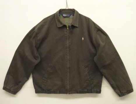 画像: 90'S RALPH LAUREN チンスト付き ドリズラージャケット フェードブラック (VINTAGE) 「Jacket」入荷しました。