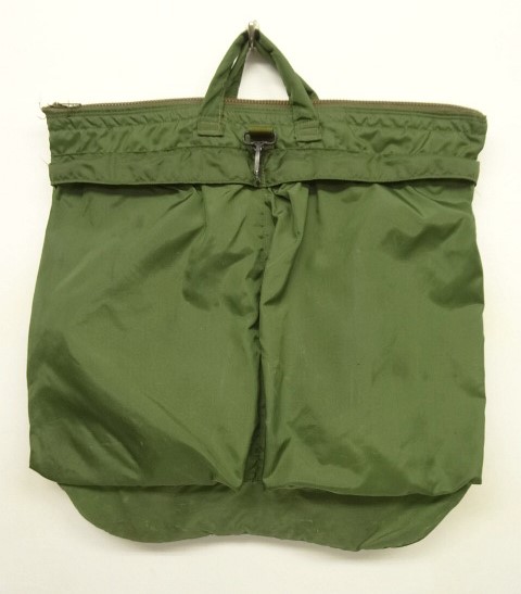 画像: 80'S アメリカ軍 USAF フライヤーズ ヘルメットバッグ ブラスジップ (VINTAGE) 「Bag」入荷しました。