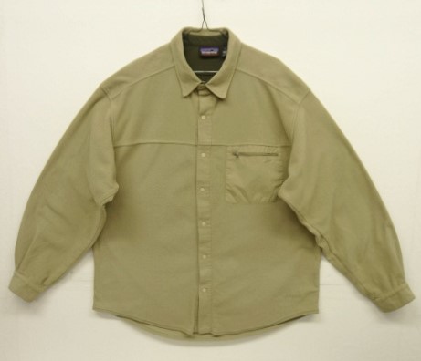 画像: 00'S PATAGONIA "MICRO D-LUXE" スナップボタン フリースシャツ ベージュ カナダ製 (VINTAGE) 「L/S Shirt」入荷しました。