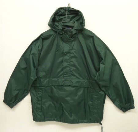 画像: 90'S J.CREW SPORT 三角タグ ハーフジップ ナイロン アノラックパーカー ダークグリーン (VINTAGE) 「Jacket」入荷しました。