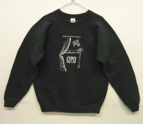 画像: 90'S FRUIT OF THE LOOM "GYPSY" クルーネック ラグランスリーブ スウェットシャツ ブラック USA製 (VINTAGE) 「Sweat Shirt」入荷しました。