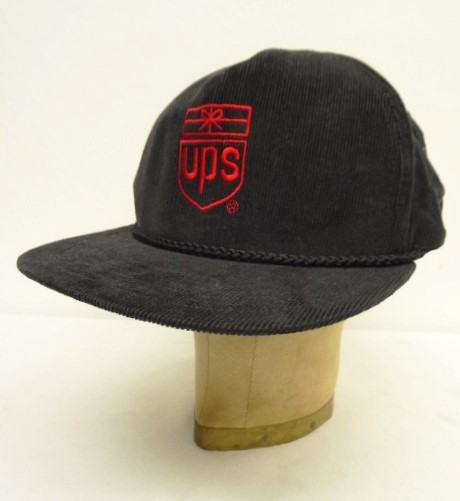 画像: 90'S UPS コーデュロイキャップ ブラック USA製 (DEADSTOCK) 「Cap」入荷しました。