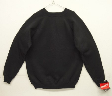 画像: 80'S HANES クルーネック ラグランスリーブ スウェットシャツ ブラック USA製 (DEADSTOCK) 「Sweat Shirt」入荷しました。