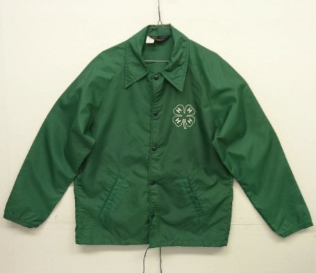 画像: 70'S CHAMPION "4H CLUB" ランタグ コーチジャケット グリーン USA製 (VINTAGE) 「Jacket」入荷しました。