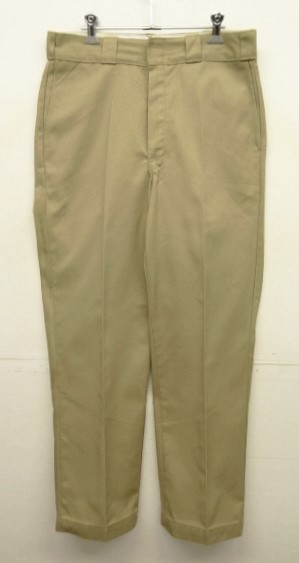 画像: 80'S DICKIES 874 チビタグ ワークパンツ ベージュ W32L32 USA製 (VINTAGE) 「Bottoms」入荷しました。