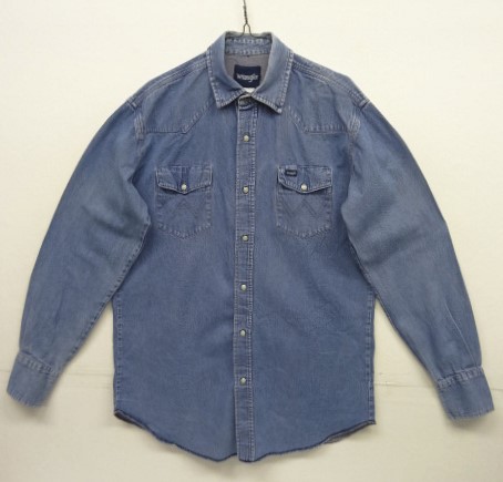 画像: WRANGLER "70127MW" デニム ウエスタンシャツ インディゴ (VINTAGE) 「L/S Shirt」入荷しました。