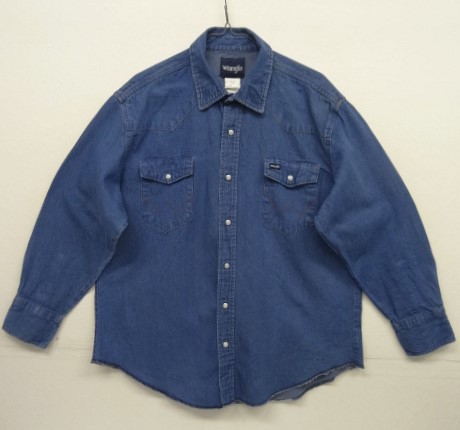 画像: WRANGLER "70127MW" デニム ウエスタンシャツ インディゴ (VINTAGE) 「L/S Shirt」入荷しました。