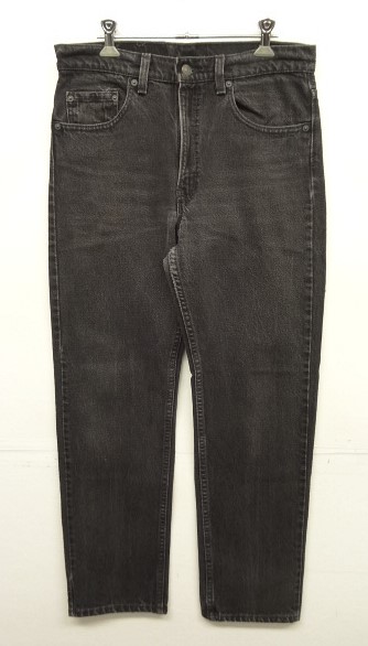 画像: 90'S LEVIS 505 デニム ブラック W32L30 USA製 (VINTAGE) 「Bottoms」入荷しました。