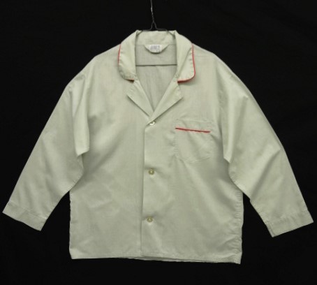 画像: 70'S TOWNCRAFT パイピング オープンカラー パジャマシャツ ライトブルー (VINTAGE) 「L/S Shirt」入荷しました。