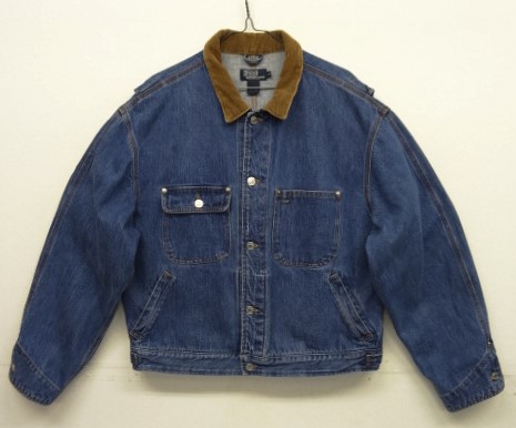 画像: 90'S RALPH LAUREN "POLO SPORTSMAN" ショート丈 デニムジャケット インディゴ USA製 (VINTAGE) 「Jacket」入荷しました。