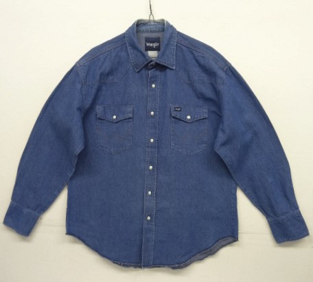 画像: WRANGLER "70127MW" デニム ウエスタンシャツ インディゴ (VINTAGE) 「L/S Shirt」入荷しました。