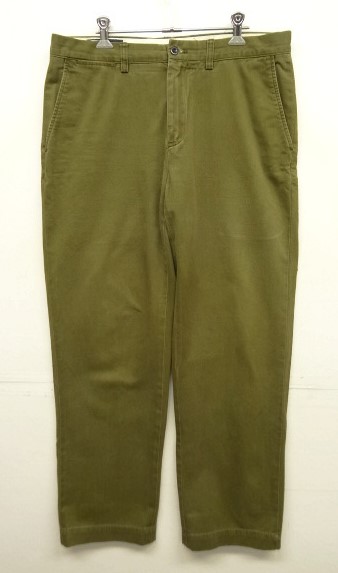 画像: 90'S RALPH LAUREN "PRESTON PANT" ノープリーツ チノパンツ オリーブ (VINTAGE) 「Bottoms」入荷しました。