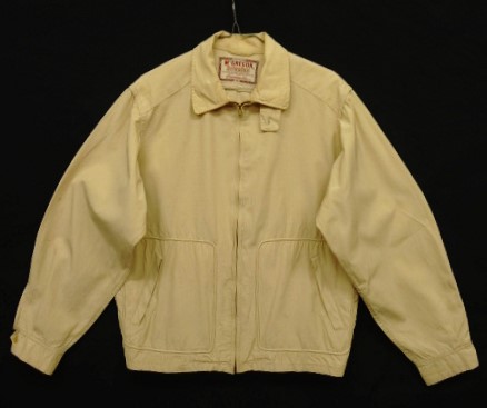 画像: 60'S McGREGOR "DRIZZLER" ドリズラージャケット ナチュラル TALONジップ USA製 (VINTAGE) 「Jacket」入荷しました。