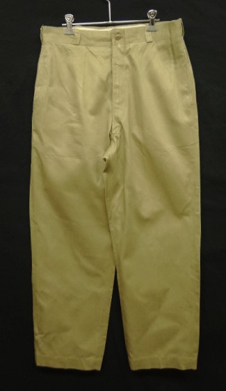 画像: 60'S アメリカ軍 US ARMY コットン100% チノパンツ RAPIDブラスジップ (VINTAGE) 「Bottoms」入荷しました。