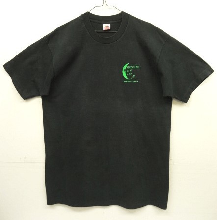 画像: 90'S CRESCENT CITY CAFE シングルステッチ 両面プリント 半袖 Tシャツ ブラック USA製 (VINTAGE) 「T-Shirt」入荷しました。