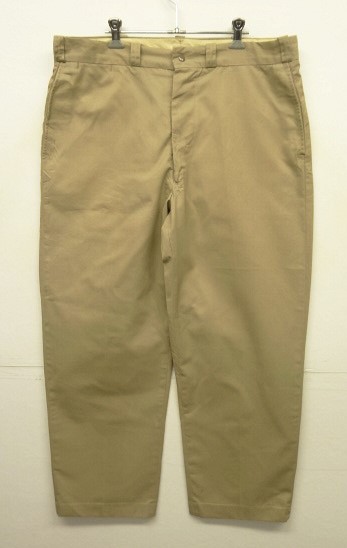 画像: 60'S BURLINGTON コットン100% トップスナップボタン チノパンツ TALONジップ USA製 (VINTAGE) 「Bottoms」入荷しました。