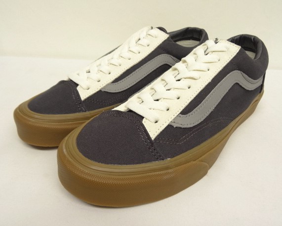 画像: VANS "SALES SAMPLE" STYLE36 キャンバス/レザー スニーカー チャコール/ホワイト (一点物/NEW) 「Shoes」入荷しました。