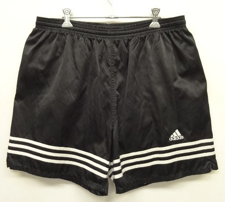 画像: ADIDAS ナイロンサテンショーツ ブラック/ホワイト (VINTAGE) 「Shorts」入荷しました。