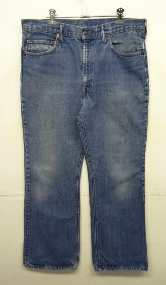 画像: 70'S LEVIS 517 "66モデル" 内股シングル バック裏シングル デニム インディゴ 刻印8 42TALONジップ USA製 W36L30 (VINTAGE) 「Bottoms」入荷しました。