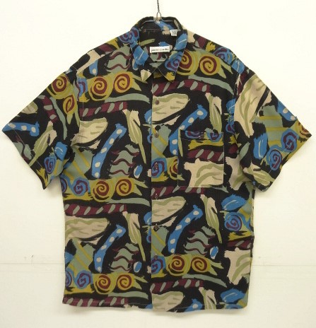 画像: 80'S PIERRE CARDIN レーヨン 半袖シャツ 総柄 (VINTAGE) 「S/S Shirt」入荷しました。