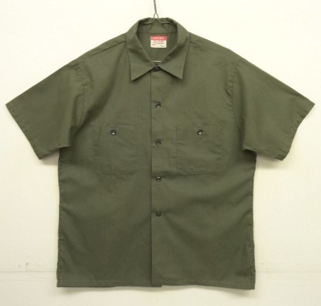 画像: 70'S BIG MAC 半袖 ワークシャツ オリーブ USA製 (VINTAGE) 「S/S Shirt」入荷しました。