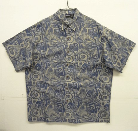 画像: 90'S PATAGONIA コットン 半袖 ボックスシャツ 魚柄 ポルトガル製 (VINTAGE) 「S/S Shirt」入荷しました。