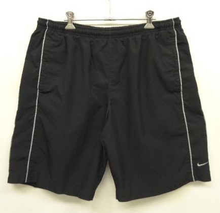 画像: NIKE ライン入り ナイロンショーツ ブラック (VINTAGE) 「Shorts」入荷しました。