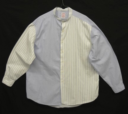 画像: 90'S BROOKS BROTHERS "FUN SHIRT" ポプリン バンドカラーシャツ クレイジーパターン USA製 (VINTAGE) 「L/S Shirt」入荷しました。