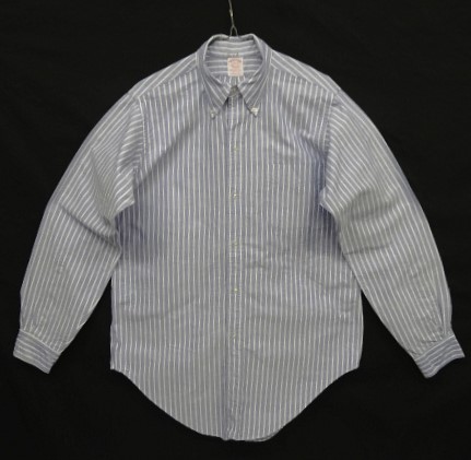 画像: 70'S BROOKS BROTHERS "MAKERS" 6ボタン オックスフォード BDシャツ ストライプ USA製 (VINTAGE) 「L/S Shirt」入荷しました。