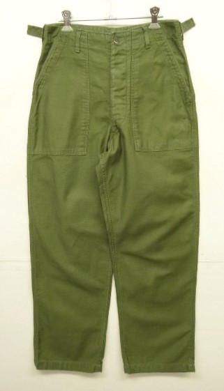 画像: 60'S アメリカ軍 US ARMY "OG107" 初期モデル コットンサテン 平ボタン ベイカーパンツ (VINTAGE) 「Bottoms」入荷しました。