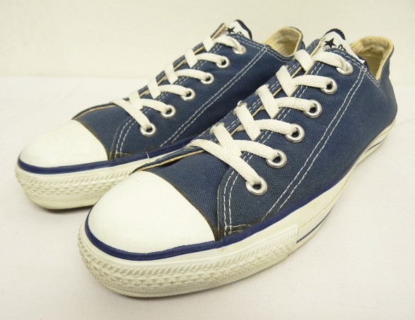 画像: 90'S CONVERSE "ALL STAR LO" キャンバス スニーカー ネイビー USA製 (VINTAGE) 「Shoes」入荷しました。