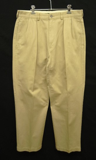 画像: 90'S RALPH LAUREN "ANDREW PANT" ツープリーツ チノパンツ ベージュ (VINTAGE) 「Bottoms」入荷しました。