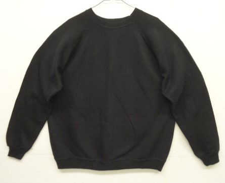 画像: 90'S HANES ラグランスリーブ スウェットシャツ ブラック USA製 (VINTAGE) 「Sweat Shirt」入荷しました。