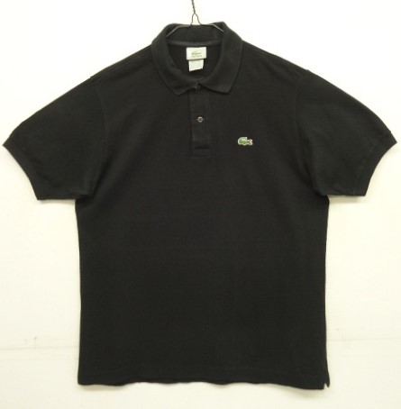 画像: 80'S CHEMISE LACOSTE ポロシャツ ブラック フランス製 (VINTAGE) 「S/S Polo」入荷しました。