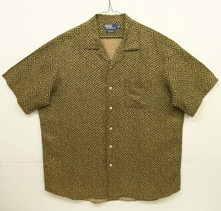 画像: 90'S RALPH LAUREN "BONNARD" シルク/リネン 半袖 オープンカラーシャツ 総柄 (VINTAGE) 「S/S Shirt」入荷しました。