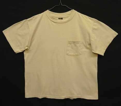 画像: 70'S ANVIL シングルステッチ 耳付きポケット 半袖 Tシャツ ベージュ USA製 (VINTAGE) 「T-Shirt」入荷しました。