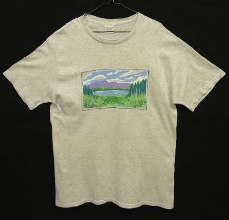 画像: 90'S LL Bean "HARBORSIDE GRAPHICS" シングルステッチ 半袖 Tシャツ ヘザーグレー USA製 (VINTAGE) 「T-Shirt」入荷しました。