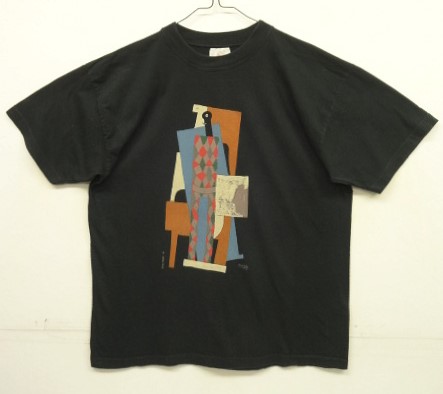 画像: 90'S PABLO PICASSO "HARLEQUIN 1915 " オフィシャル Tシャツ ブラック (VINTAGE) 「T-Shirt」入荷しました。