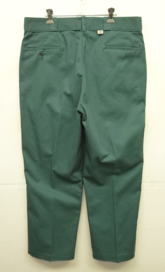 画像: 80'S DICKIES 874 チビタグ ワークパンツ グリーン W38L29 USA製 (VINTAGE) 「Bottoms」入荷しました。