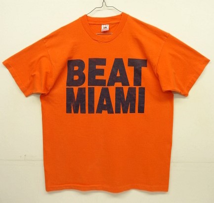 画像: 90'S BEAT MIAMI シングルステッチ Tシャツ オレンジ USA製 (VINTAGE) 「T-Shirt」入荷しました。