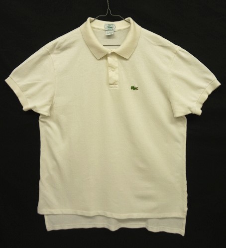 画像: 80'S IZOD LACOSTE ポロシャツ ホワイト USA製 (VINTAGE) 「S/S Polo」入荷しました。